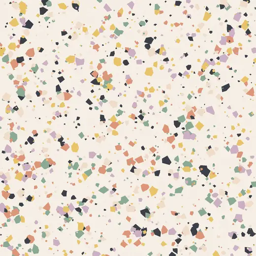 Terrazzo confetti pillowcase photo booth backdrop design